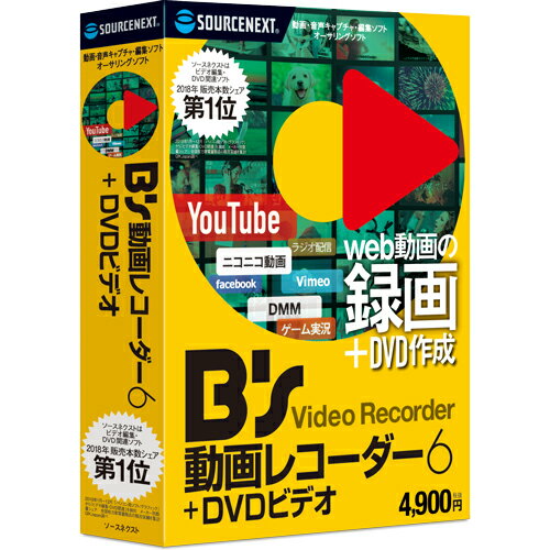 B's 動画レコーダー 6＋DVDビデオ