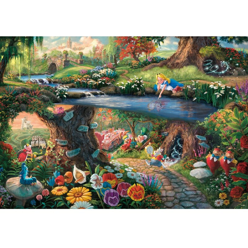 ジグソーパズル 不思議の国のアリス Alice in Wonderland【1000ピース】(51x73.5cm)　1000ピース