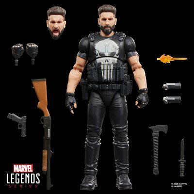 ハズブロ（Hasbro）MARVEL マーベルレジェンド・シリーズ パニッシャー、『パニッシャー』コレクション用 15 cm アクションフィギュアセット G3488 正規品