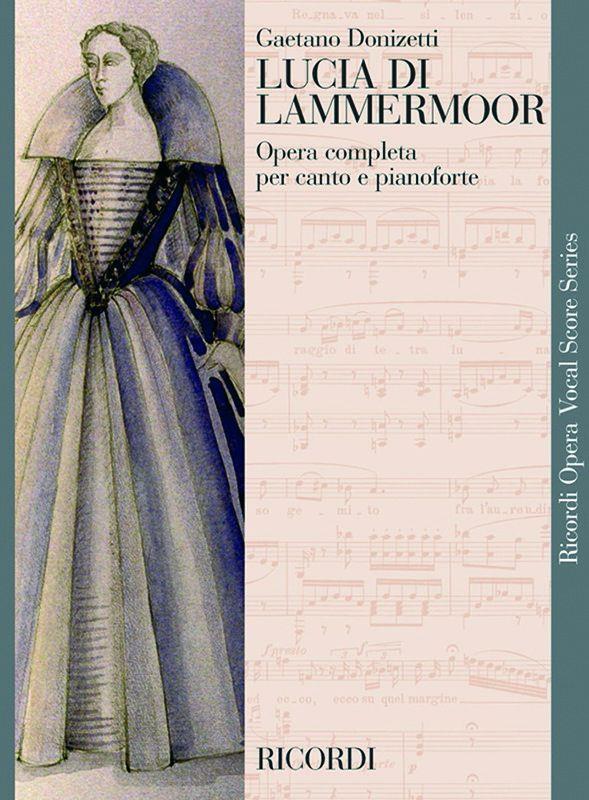 【輸入楽譜】ドニゼッティ, Gaetano: オペラ「ランメルモールのルチア」(伊語)(紙装)