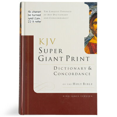 Super Giant Print Bible Dictionary and Concordance SUPER GP BIBLE DICT & CONCORDA [ George W. Knight ]