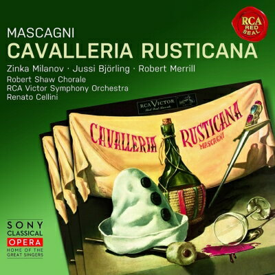 【輸入盤】『カヴァレリア・ルスティカーナ』全曲　チェリーニ＆RCAビクター響、ビョルリンク、ミラノフ、メリル、他（1953　モノラル） [ マスカーニ (1863-1945) ]
