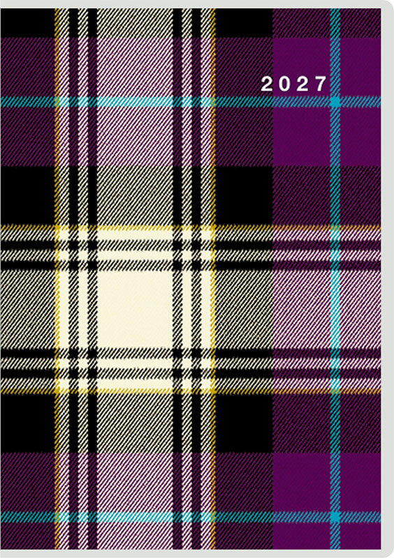 2027年 手帳 1月始まり No.387 クレール インデックス 4 月曜始まり 高橋書店 B6判 マンスリー