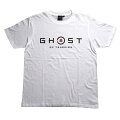 Ghost of Tsushima ロゴ＆家紋 Tシャツ （SAMURAIデザイン）ホワイト - XLの画像