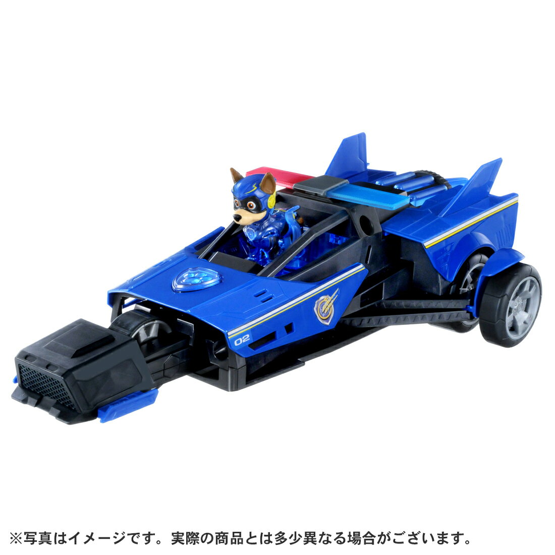 タカラトミー 玩具【グッズ】パウ・パトロール ザ・マイティ・ムービー DX変形ビークル チェイス マイティポリスカー パウ・パトロール　ザ・マイティ・ムービー　DXヘンケイビークル　チェイス　マイティポリスカー 発売日：2023年11月23日頃 予約締切日：2023年11月21日 JAN：4904810914945 ゲーム おもちゃ 乗り物のおもちゃ ミニカー・トイカー