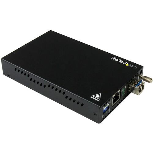 ギガビットイーサネット対応光メディアコンバータ RJ45 - 1000BASE-LX シングルモード LC 20km