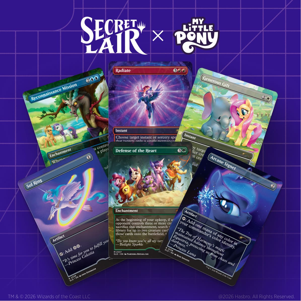 マジック：ザ・ギャザリング Secret Lair Back to School Superdrop Secret Lair x My Little Pony: Friendship is Magic【クレジットカード決済限定】