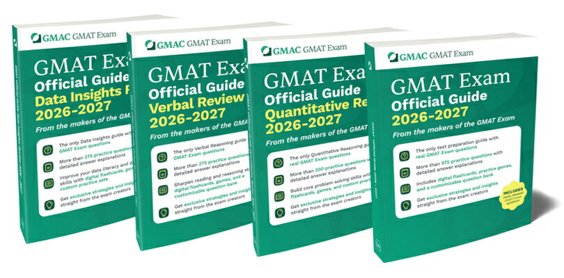 GMAT Official Guide 2026 - 2027 Bundle GMAT OFF GD 2026 - 2027 BUNDLE 