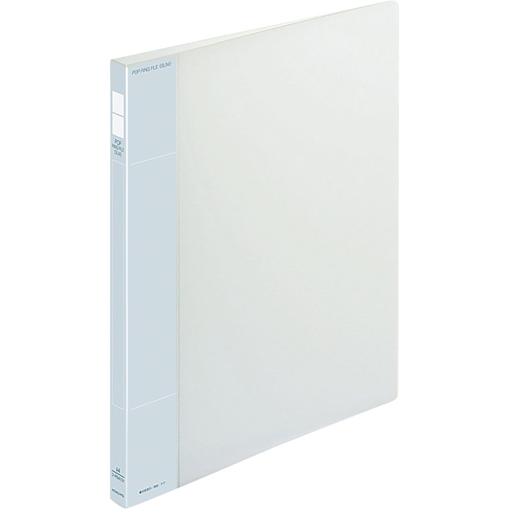 コクヨ ファイル ポップリングファイル スリム PPシート表紙 A4 100枚収容 透明 フーPS410T