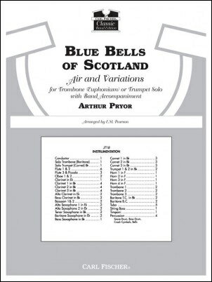 【輸入楽譜】プロイヤー, Arthur: スコットランドのつりがね草 〜トロンボーン(ユーフォニアム)またはトランペットと吹奏楽のための/Pearson編曲: コンデンス・スコア