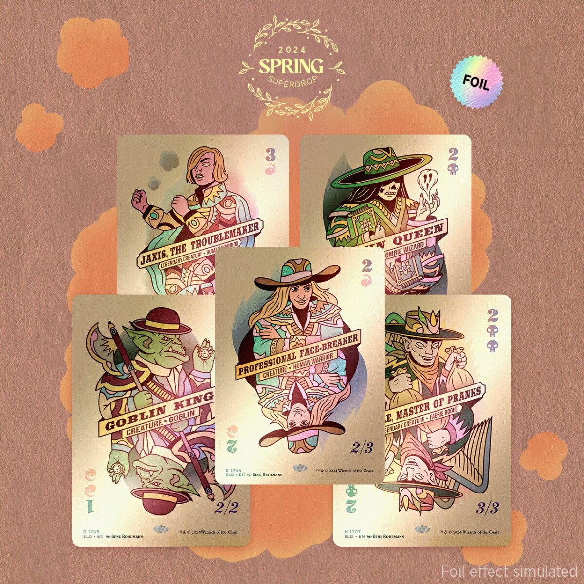 マジック：ザ・ギャザリング Secret Lair Spring Superdrop 2024 Poker Faces Foil Edition【クレジットカード決済限定】