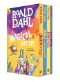 Four of Dahl's most beloved bestselling books are packaged together in one gift box. Includes "Charlie and the Chocolate Factory, Charlie and the Great Glass Elevator, Fantastic Mr. Fox," and "James and the Giant Peach." Illustrations.