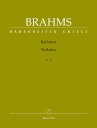 ブラームス, Johannes: 4つのバラード Op.10/原典版/Kohn編 