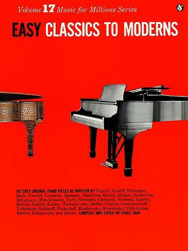 【輸入楽譜】クラシックから現代まで やさしく弾けるピアノ作品集