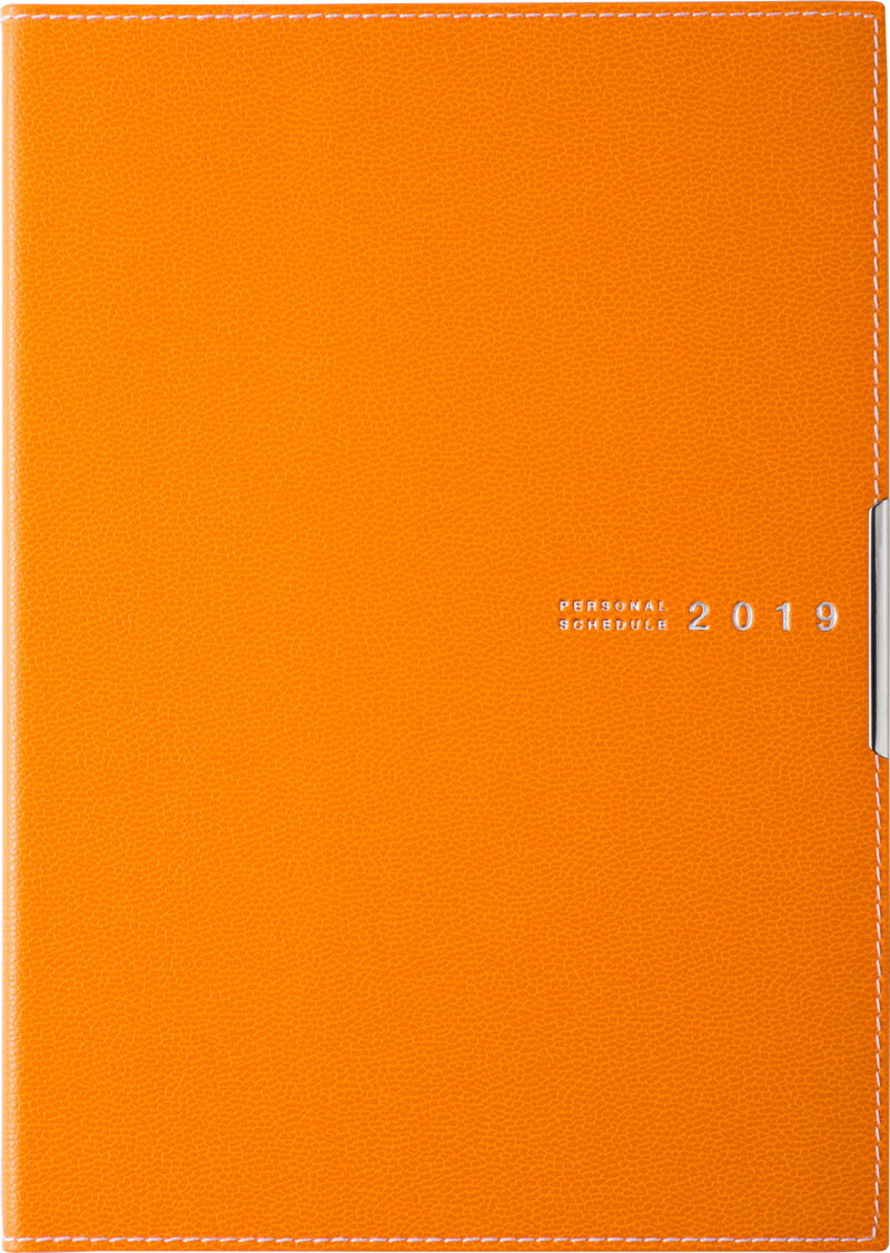 2019年版 1月始まり No.502 ディアクレールラプロ2月曜始まり オレンジ