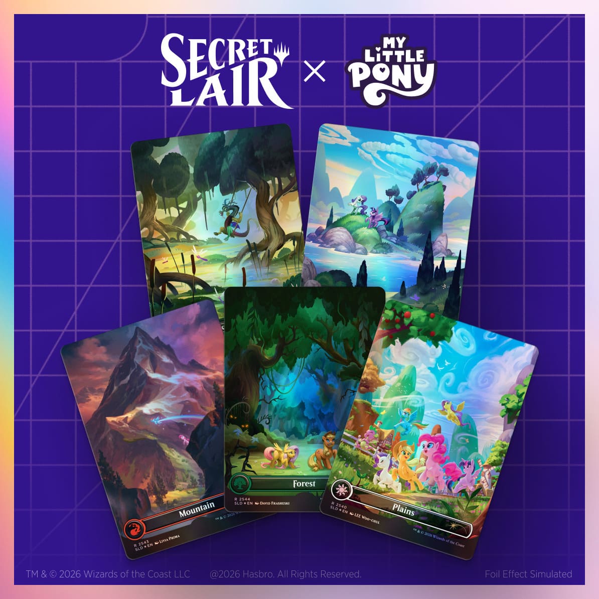 マジック：ザ・ギャザリング Secret Lair Back to School Superdrop Secret Lair x My Little Pony: The Lands of Equestria Foil Edition【クレジットカード決済限定】