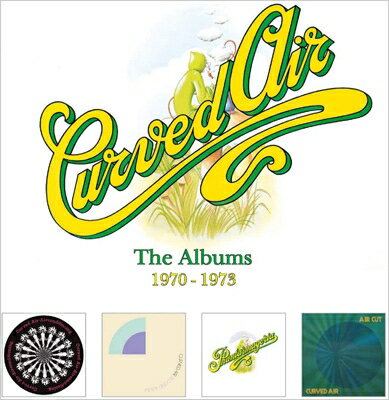 ͢סAlbums 1970-1973: 4CD Remastered Clamshell Boxset [ Curved Air ]