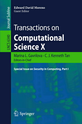 This issue of the Transactions on Computational Science journal focuses on security in computing. It covers a wide range of applications and designs, such as new architectures, novel hardware implementations, cryptographic algorithms and security protocols.