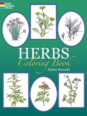 Easiest way to recognize 30 most important culinary herbs: basil, dill, sage, thyme, marjoram, spearmint, oregano, chives, summer savory, others. All plates shown in full color on covers.