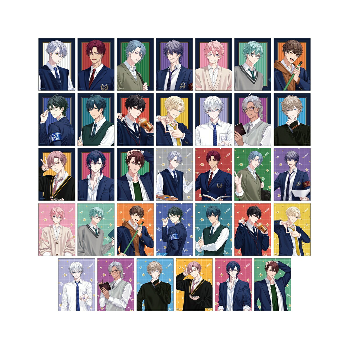 戦国 A LIVE学生服ver. トレーディングブロマイド2枚セット(BOX＝17入)