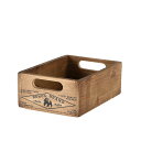 WOODEN STOCKER BOX NATURAL CH14-H500NT (収納用品)