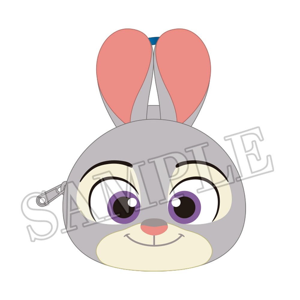 ディズニーカラビナ付きぬいぐるみファスナーマスコットジュディ