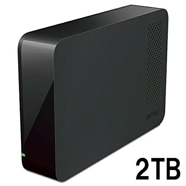 BUFFALO USB3.1(Gen1)/USB3.0用 外付けHDD 2TB ブラック HD-NRLC2.0-B