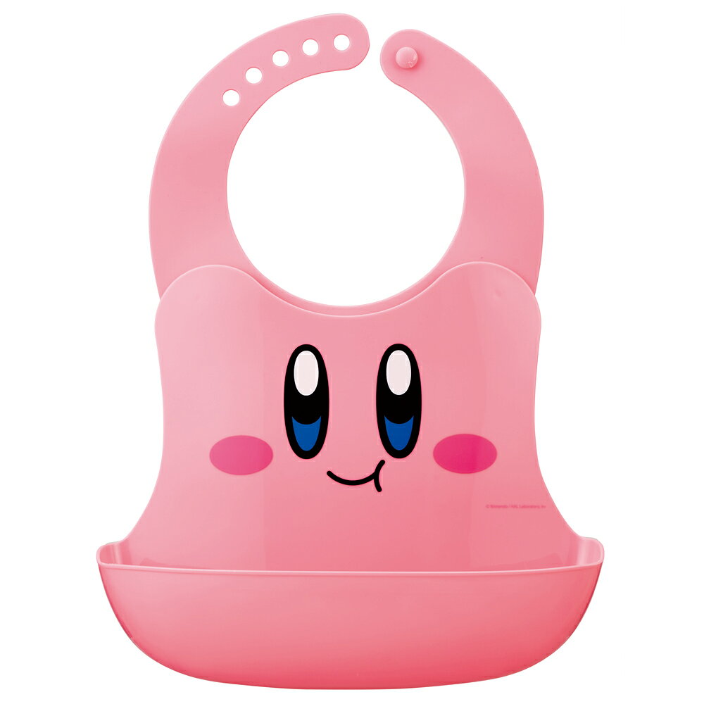 星のカービィ ベビー エプロン お食事用 キャラクター ダイカット ビブ