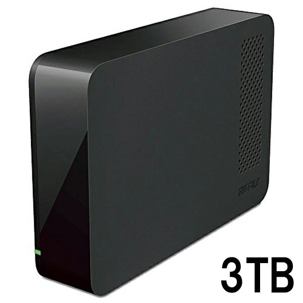 BUFFALO USB3.1(Gen1)/USB3.0用 外付けHDD 3TB ブラック HD-NRLC3.0-B