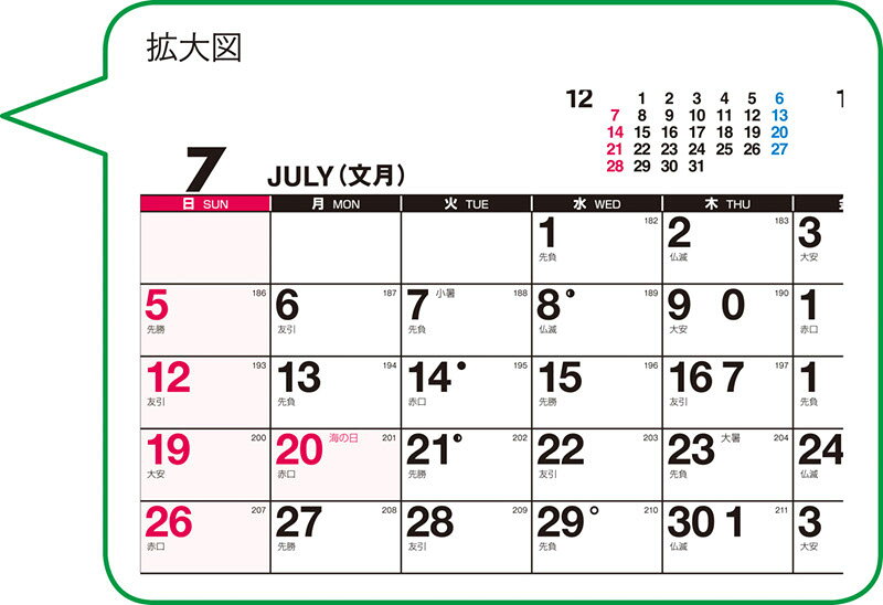 2026年版 1月始まり E2 エコカレンダー...の紹介画像2