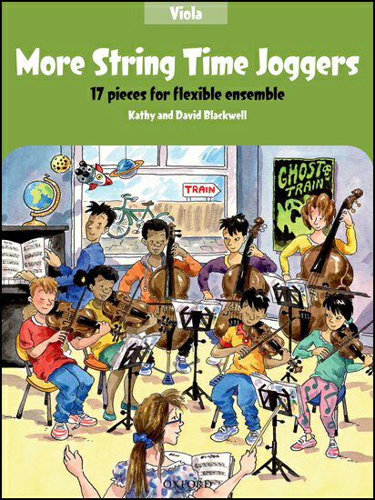 【輸入楽譜】ブラックウェル, Kathy & ブラックウェル, David: モア・ストリング・タイム・ジョガーズ: フレキシブル・アンサンブルのための17の小品 - ビオラ
