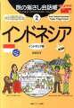 本書は、フレーズを指さしながら会話ができる本です。実際の会話の場面で話し相手に興味を持ってもらうための工夫がいたるところでなされています。言葉の一つ一つは、使うためはもちろん、現地の人たちに“受ける”ことも考えて選び、イラストも興味をひくために盛り込みました。第１部「指さしシート」は、見たいページがすぐに開けるよう、状況別に分類されています。各単語には、できるだけ実際の発音に近い読みがなを付記。第２部は、インドネシア語の基本知識、文法や会話のコツなどコミュニケーションをさらに深めるためのページを収録。第３部・第４部は便利な辞書形式の単語集で、各３０００語以上を収録。