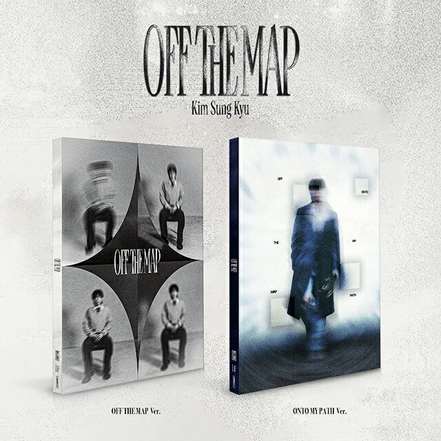 ※本商品のジャケットは2種(OFF THE MAP Ver./ONTO MY PATH Ver.)での展開ですが、メーカーからランダムに入荷するためジャケットの絵柄をお選びいただくことはできません。予めご了承くださいませ。
※複数点ご購入の場合は絵柄が重複する場合がございます。

INFINITEでメインボーカル、リーダーを務めるキム・ソンギュがソロ6集ミニアルバムでカムバック！

【封入特典】
フォトブック(150x210mm/1種/バージョン別)
フォトカード(55x85mm/4種中ランダム1枚/バージョン別)
ポストカード(100x150mm/1枚/バージョン別)
ポラロイドカード(54x86mm/4種中ランダム1枚/バージョン別)
フィルムフォトカード(105x65mm/1枚/バージョン別)
トラックリストステッカー(95x145mm/1枚/バージョン別)

(メーカー・インフォメーションより)
Powered by HMV