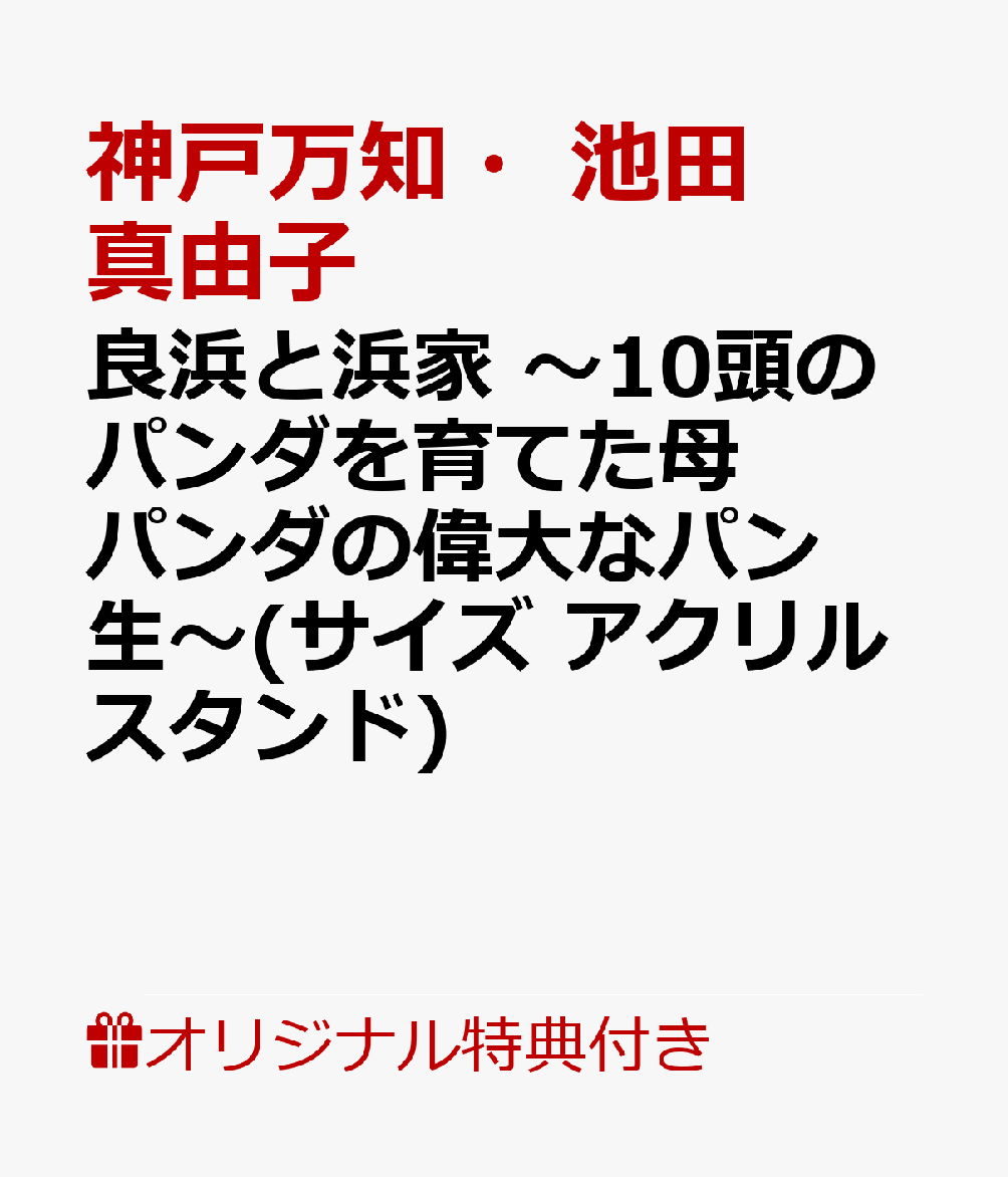 【楽天ブックス限定特典】良浜と浜家　～10頭のパンダを育てた母パンダの偉大なパン生～(良浜（16歳）と結浜（0歳）　6cm×6cmサイズ アクリルスタンド) [ 神戸万知・池田真由子（ニシ工芸株式会社） ]