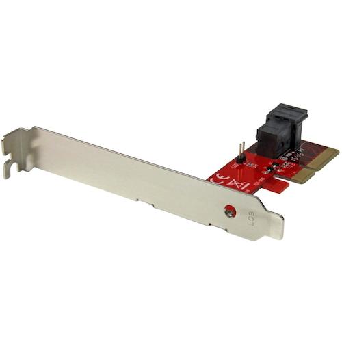 x4 PCI Express - SFF-8643 変換アダプタ NVMe対応2.5インチSSD用アダプタ 4レーンPCIe 3.0スロット接続
