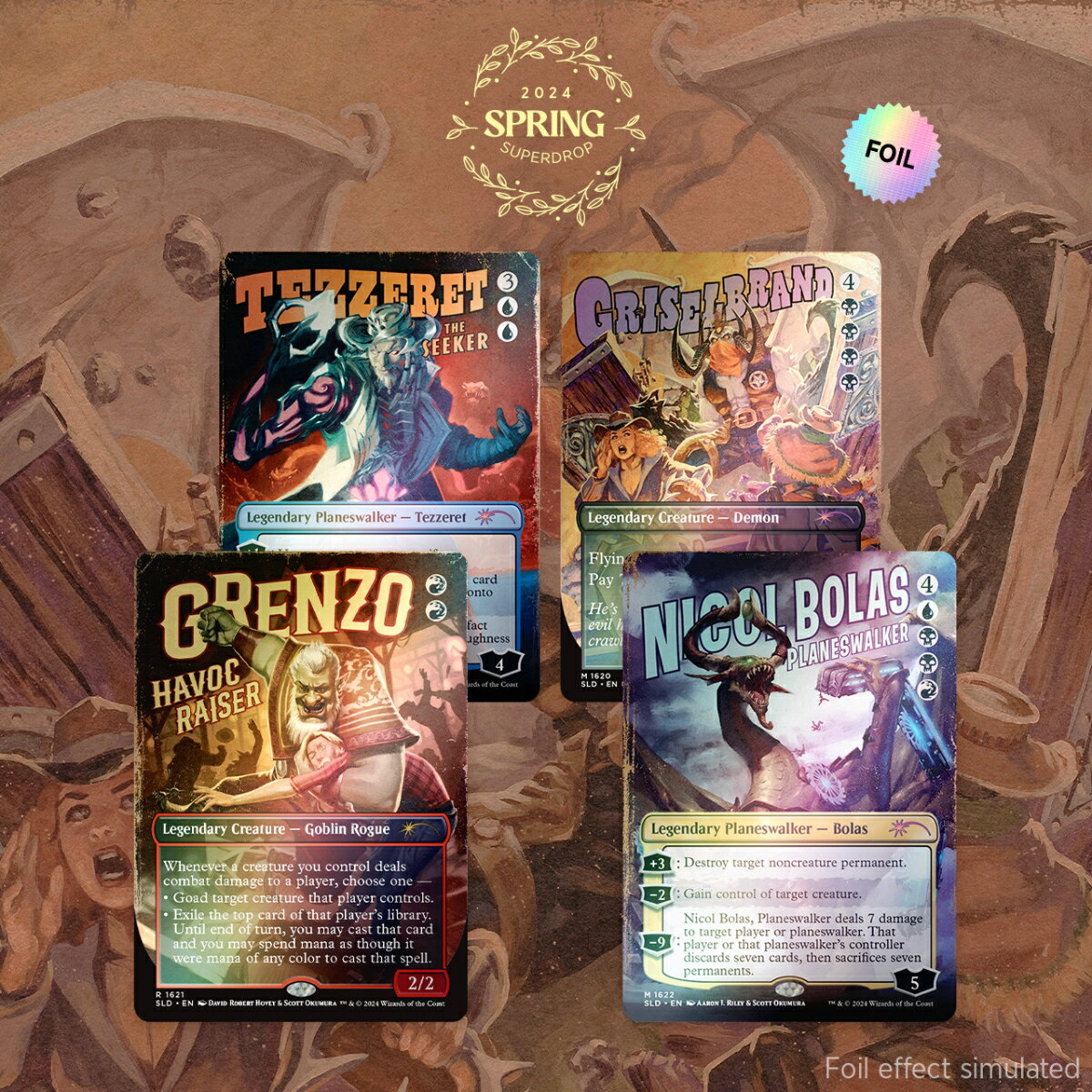 マジック：ザ・ギャザリング Secret Lair Spring Superdrop 2024 Outlaw Anthology Vol. 1: Rebellious Renegades Foil Edition【クレジットカード決済限定】