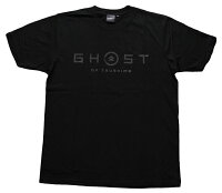 Ghost of Tsushima ロゴ＆家紋 Tシャツ （GHOSTデザイン）ブラック - Lの画像