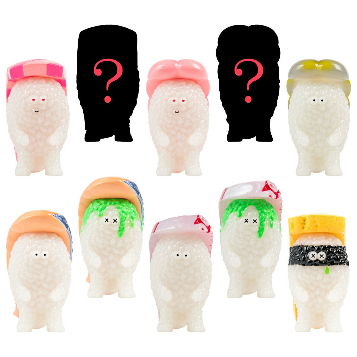 『寿司怪獣 スシエルエー』 リアル寿司サイズ フィギュアコレクション3（8個入BOX） 【SN000736】 (塗装済みフィギュア)