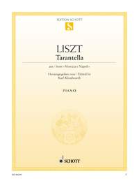 【輸入楽譜】リスト, Franz(Ferenc): 巡礼の年 第2年への補遺 「ヴェネツィアとナポリ」より タランテラ/Klindworth編