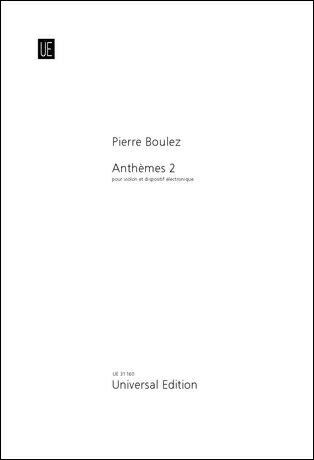 【輸入楽譜】ブーレーズ, Pierre: アンセム 2