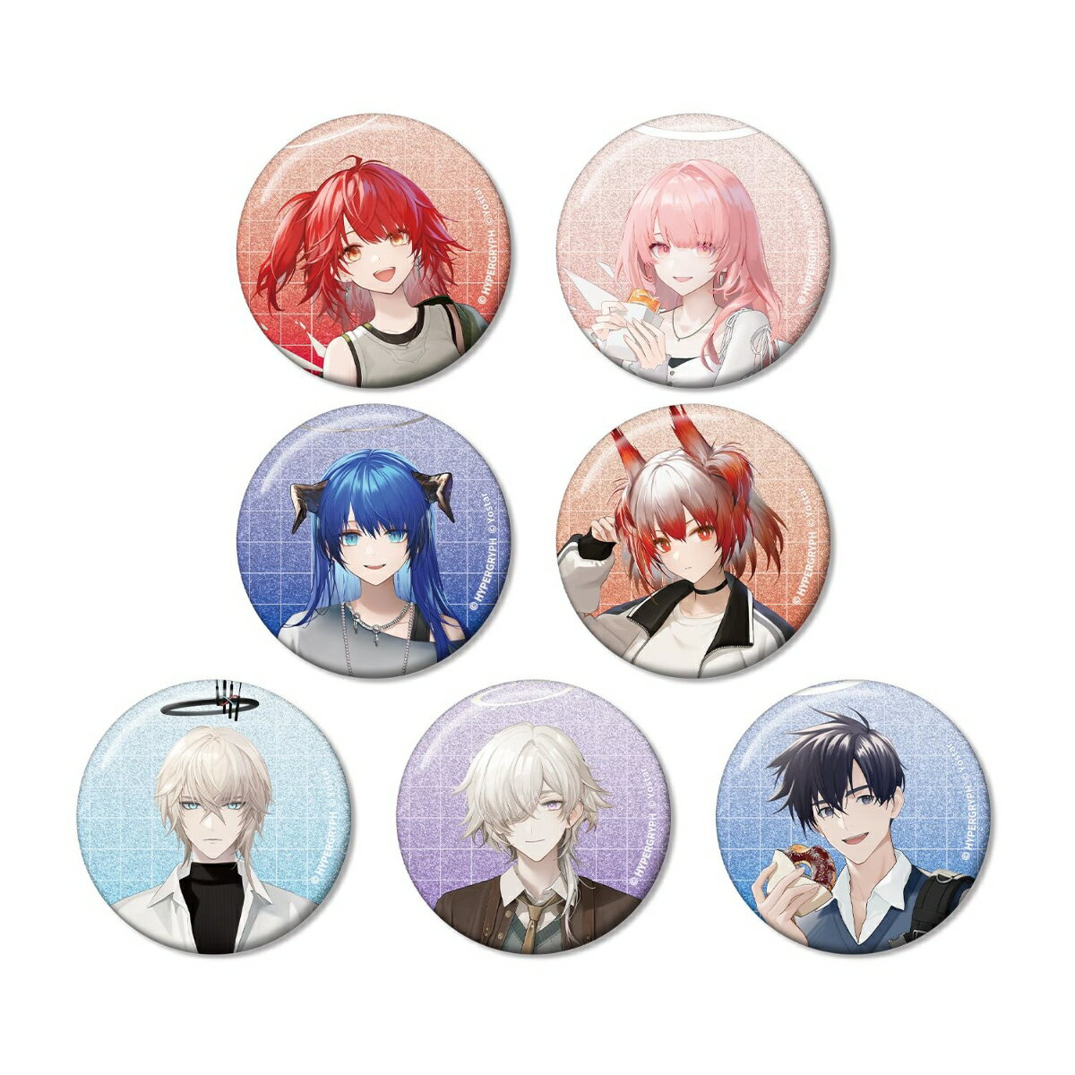アークナイツショッピングver. トレーディンググリッター缶バッジ vol.3(BOX＝7)