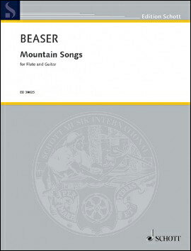 【輸入楽譜】ビーザー, Robert: フルートとギターのための「マウンテン・ソングス」 [ ビーザー, Rober..