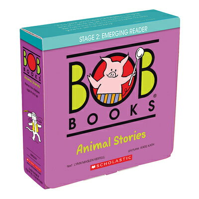 Bob Books - Animal Stories Box Set Phonics, Ages 4 and Up, Kindergarten (Stage 2: Emerging Reader) BOXED-BOB BKS - ANIMAL STO 12V （Bob Books） Lynn Maslen Kertell