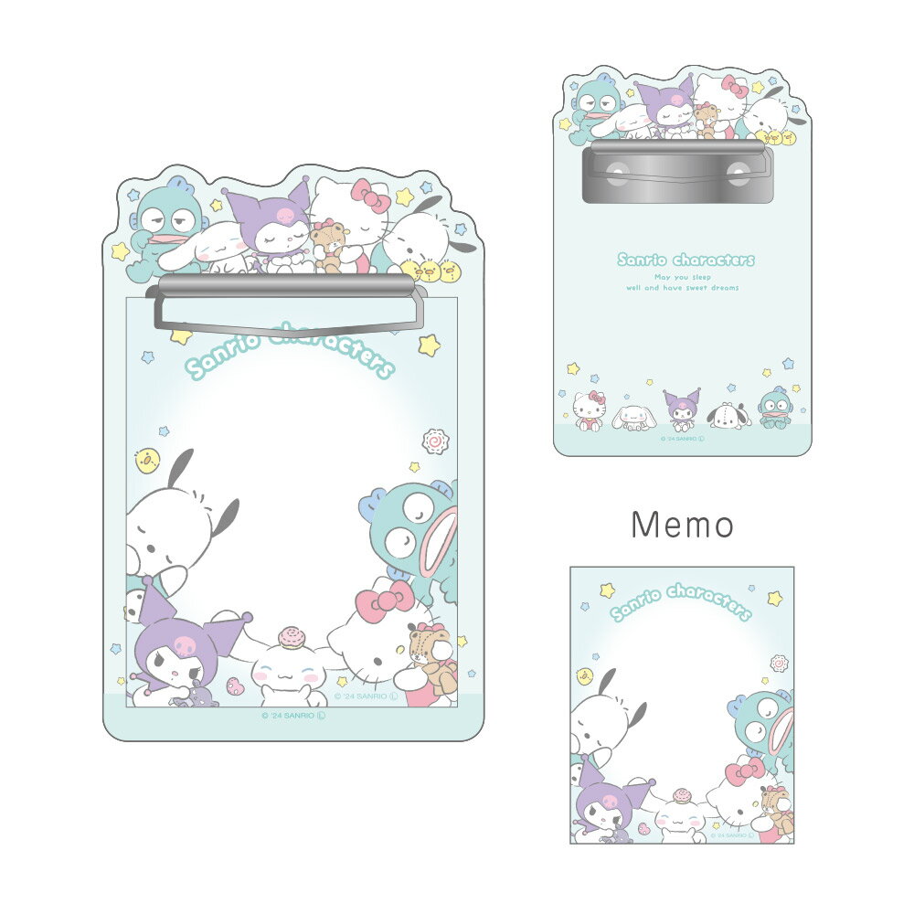 サンリオアクリルバインダーメモ　ごろりん