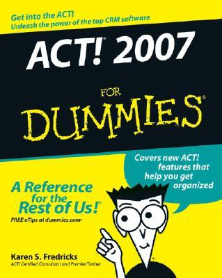Find out how to get the most from your ACT! 
Manage your contacts, communicate, synchronize ACT! with Outlook, and more 
You have a business or organization to run. ACT! is designed to make that easier, and this book helps you get your ACT! together. Here's how to set up ACT! 2007, enter and organize contact information, use ACT! to track activities, prioritize leads, and produce reports, and make it act exactly as you need it to. 
Discover how to
* View details on a particular contact
* Generate faxes, e-mail, or snail mail to a list
* Add fields to customize ACT!
* Handle backups and eliminate duplications
* Group and sort contacts