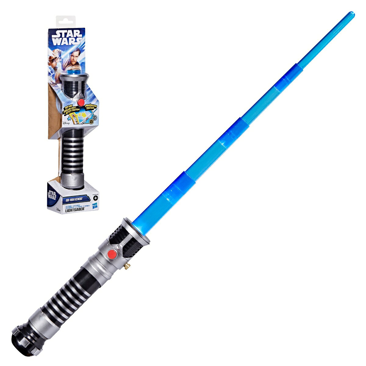 ハズブロ（Hasbro）STAR WARS スター・ウォーズ エレクトロニック ライトセーバー オビ＝ワン・ケノービ コスチューム 青いライトセーバー 男の子＆女の子向け 対象年齢4才以上 G2707 正規品