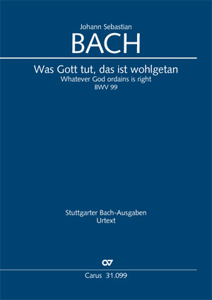 【輸入楽譜】バッハ, Johann Sebastian: カンタータ 第99番「神のみわざは善きかな」 BWV 99/原典版/Kubik編: 指揮者用大型スコア