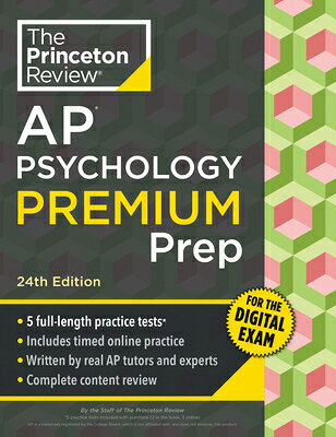 PRIN RV AP PSYCHOLOGY PREMIUM College Test Preparation The Princeton Review PRINCETON REVIEW2026 Paperback English ISBN：9798217125159 洋書 Reference & Language（辞典＆語学） Study Aids