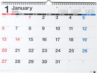 2019年版 1月始まり E16 エコカレンダー壁掛A3サイズ
