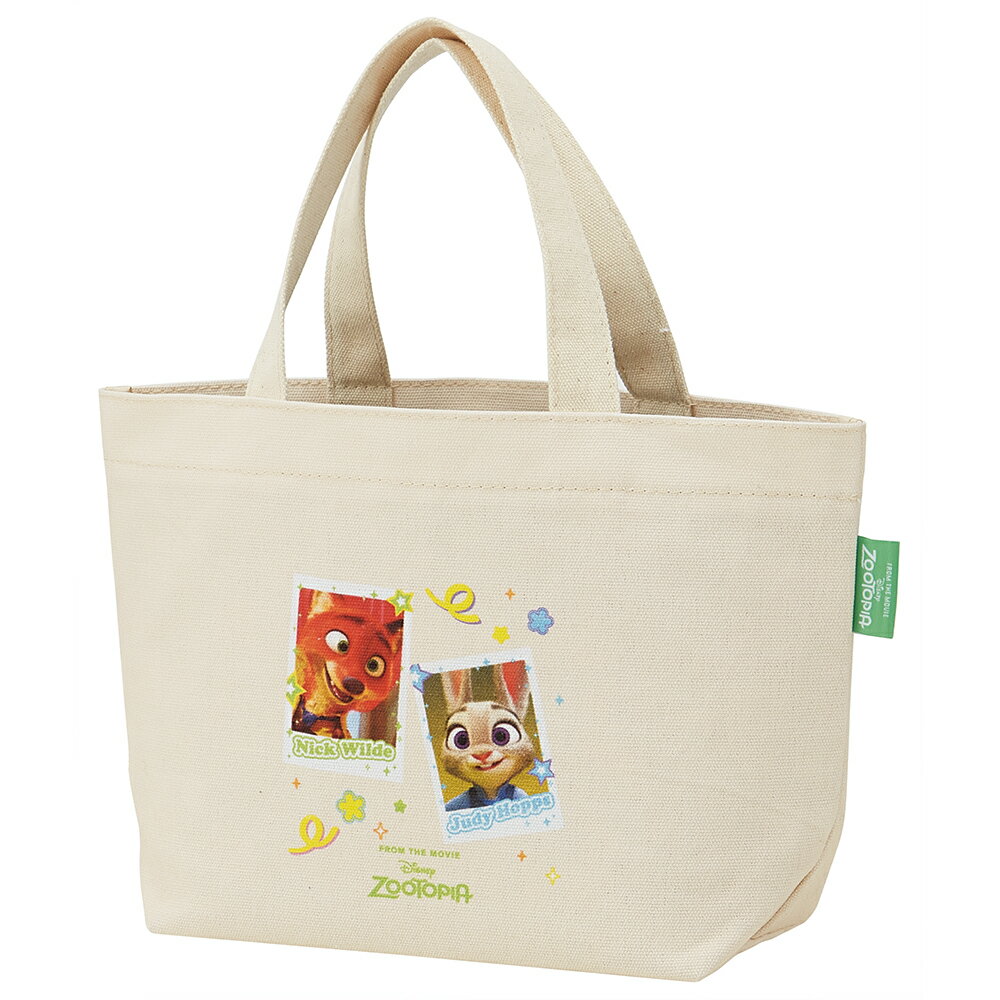 ディズニー ズートピア ファイナルフレーム ムービー アート　キャラクター ランチトート 帆布 トートバッグ ランチバッグ